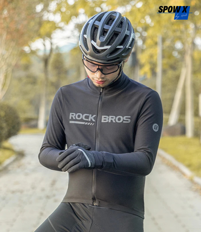 Ensemble de Cyclisme ROCKBROS en Polaire Thermique pour Homme