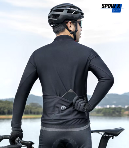 Maillot de Cyclisme en Polaire Thermique ROCKBROS pour Homme